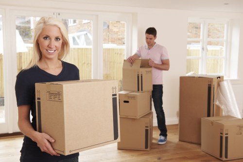 Careful handling of bulky furniture during flat removals